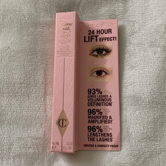 Charlotte Tilbury Pillow Talk Push up Lashes Mascara Super Black 10ml/0.33oz - Picture 3 of 6